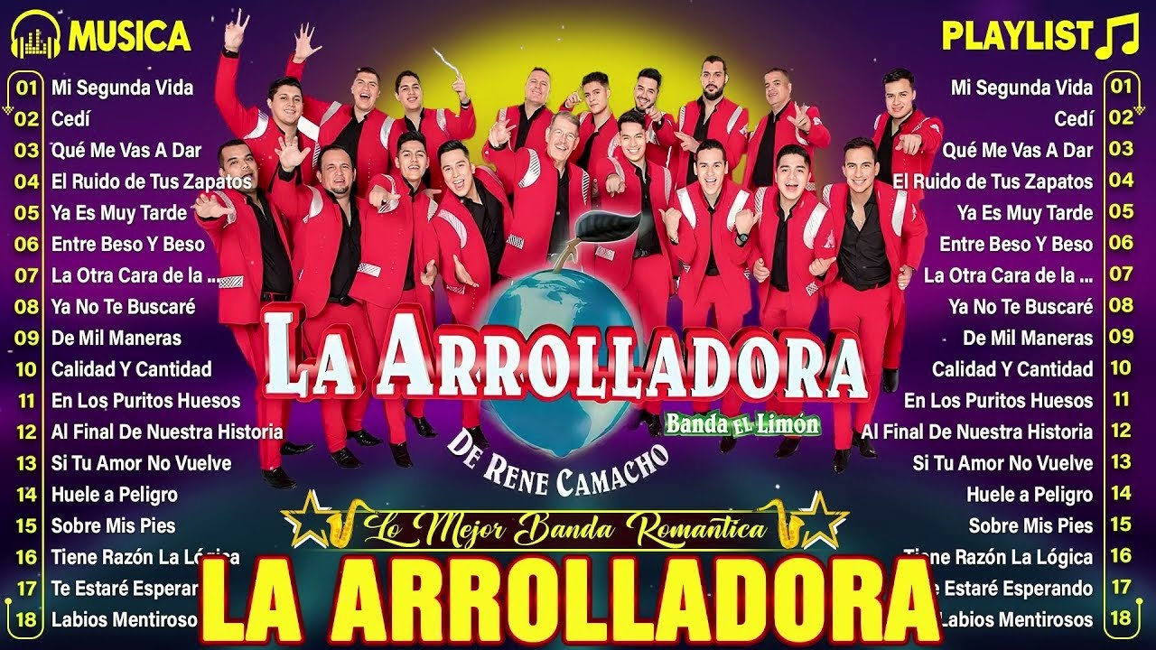 La Arrolladora Banda El Limon Mix - Lo Mas Romantico - Sus Mejores Exitos Mix Banda Romanticas