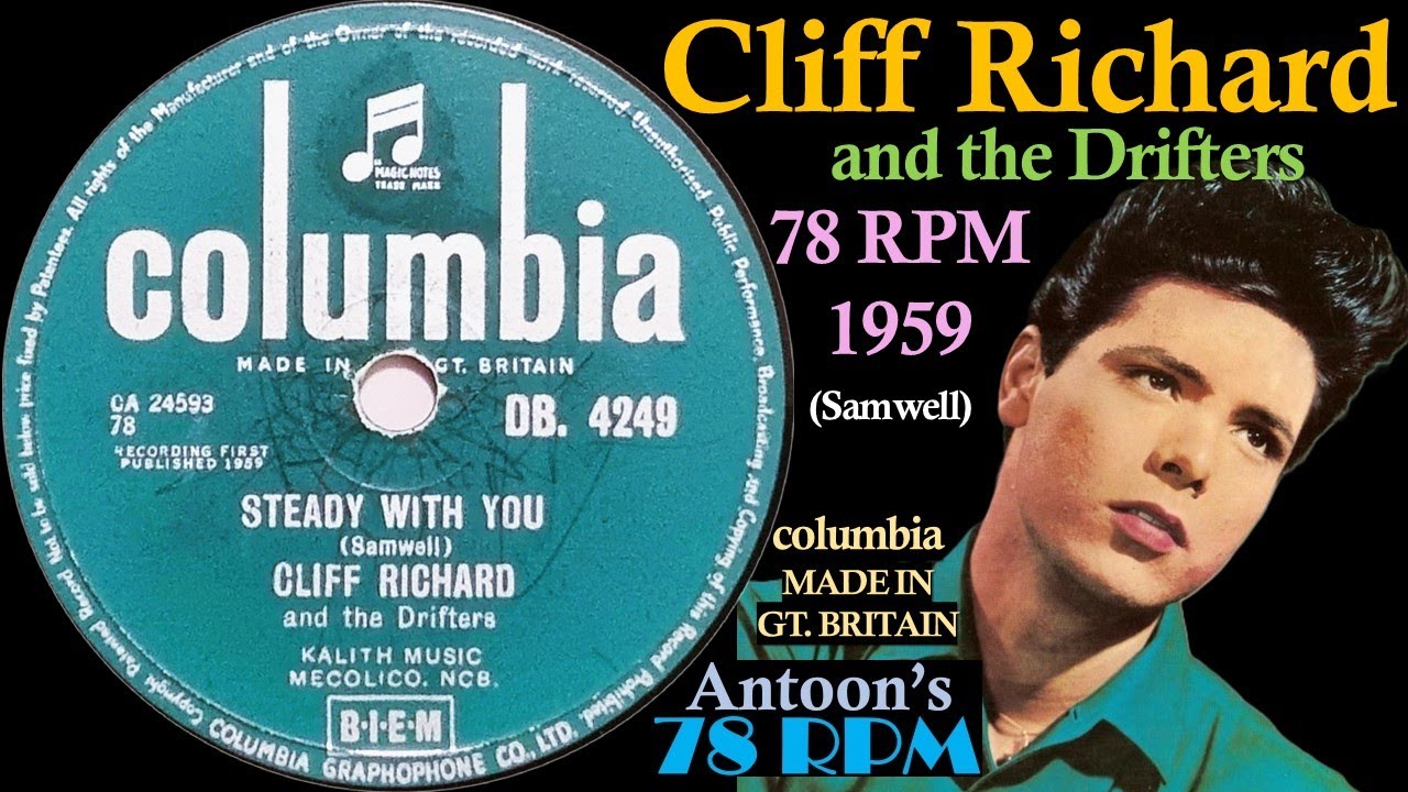 Cliff Richard | Steady With You | Columbia 78 rpm | 1959 Great Britain