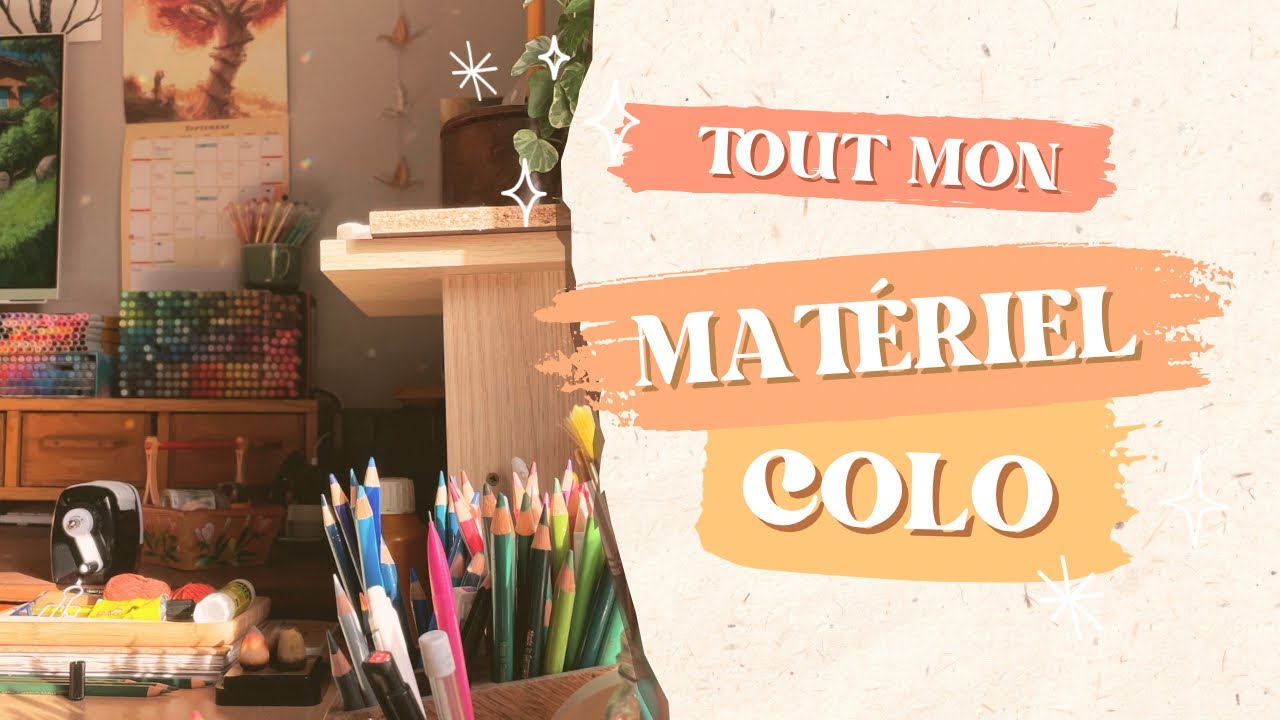 What I use for coloring and how I organize my coloring routines!