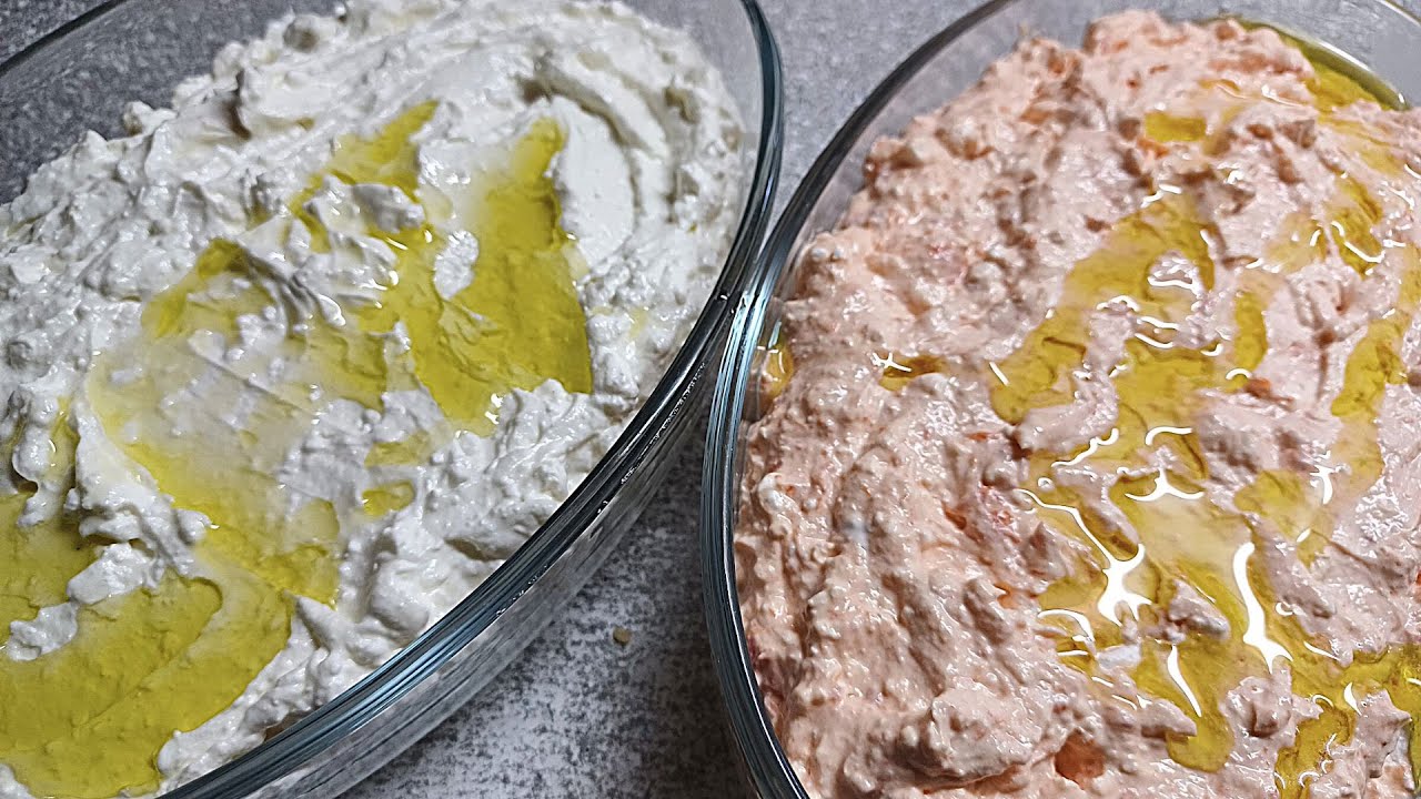 Тирокафтери или Хтипити / Очень вкусная Греческая закуска / Греческая кухня / Просто и вкусно 😋