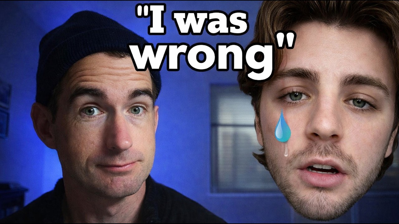 He apologized..