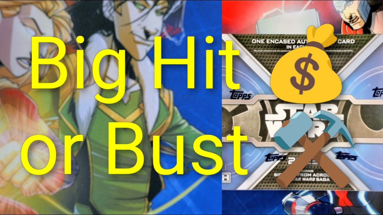 Big Hit 💰 or Bust ⚒️??? 2023 Topps Chrome Black Star Wars!!! Guaranteed Encased Auto!! #boxbreak 