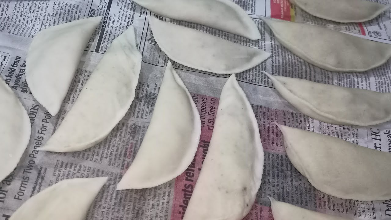 सांजोरी (Karanji / Gujiya) Recipe.......Mummy & Varsha's Recipe is live!