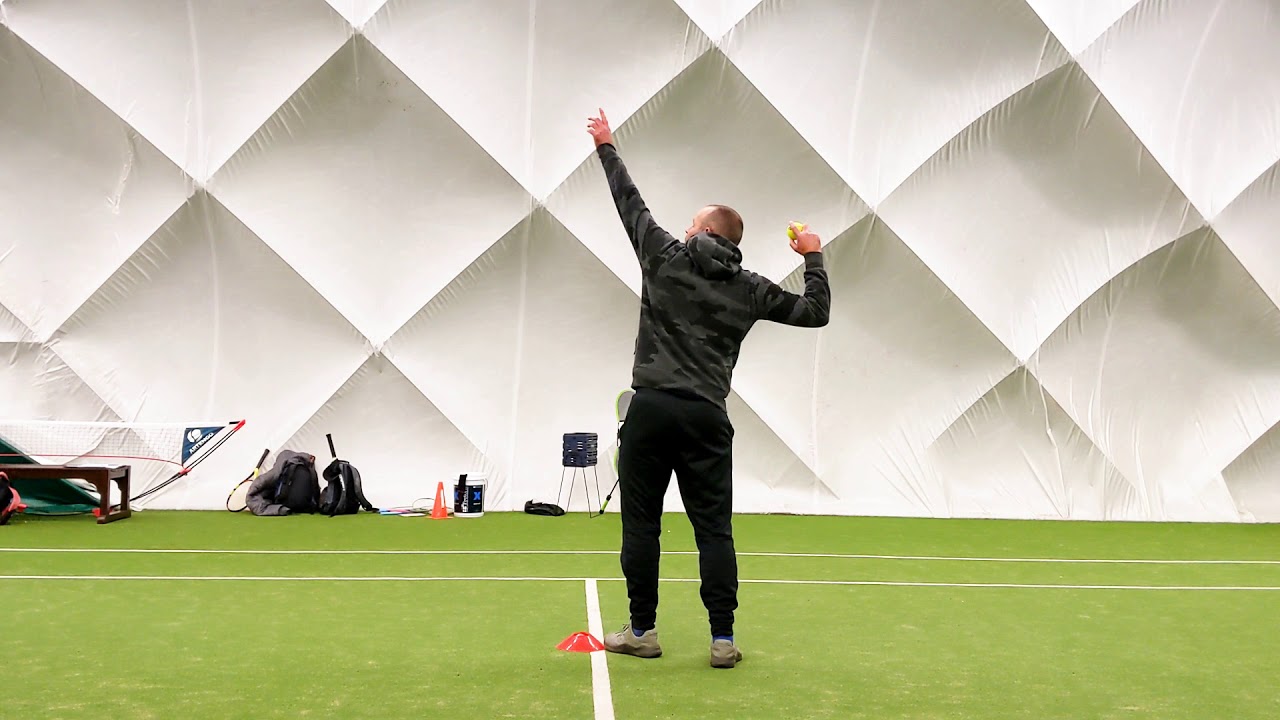 Serve Technique - Throw Ball from 'Trophy Position'