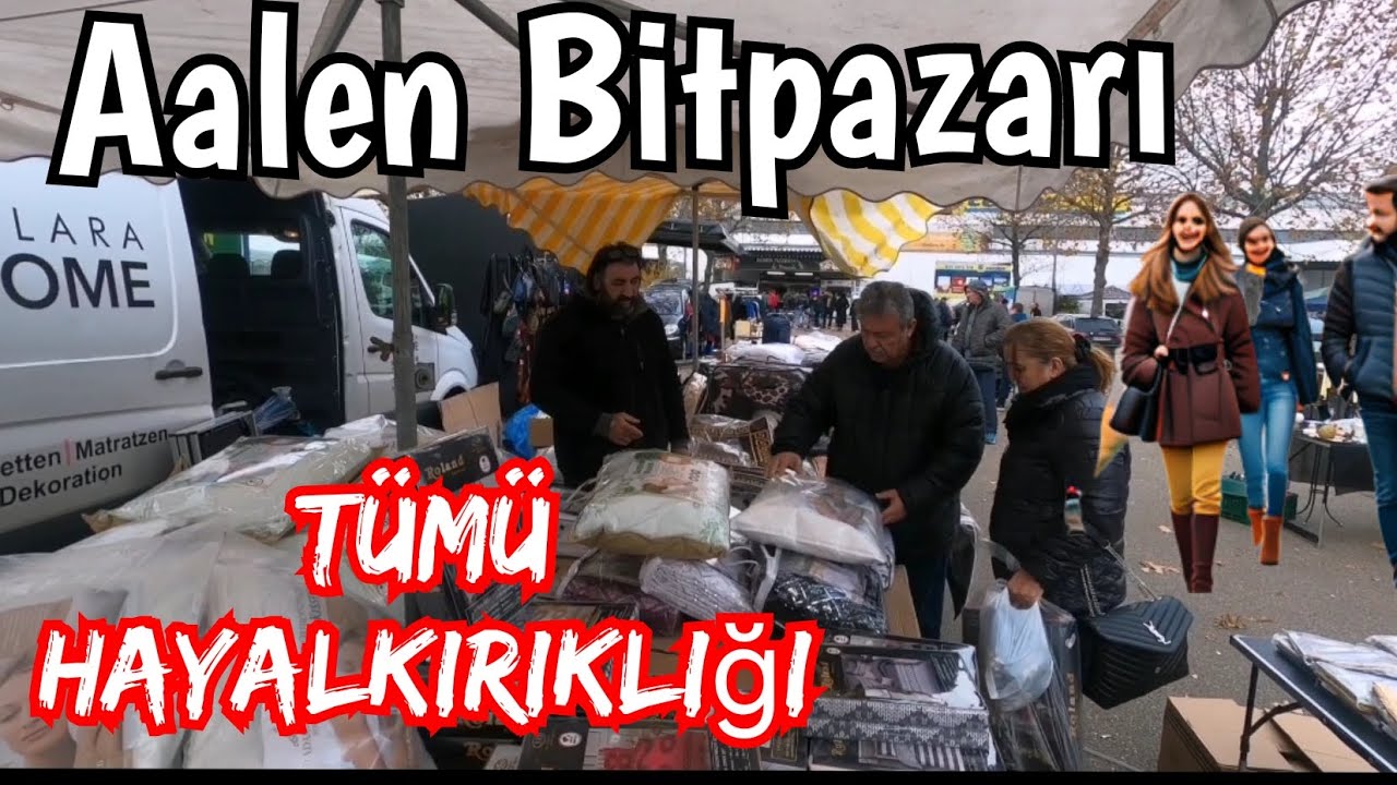 Aalen'in en b&uuml;y&uuml;k Bitpazarı buysa?!? Almanya'da Bitpazarı