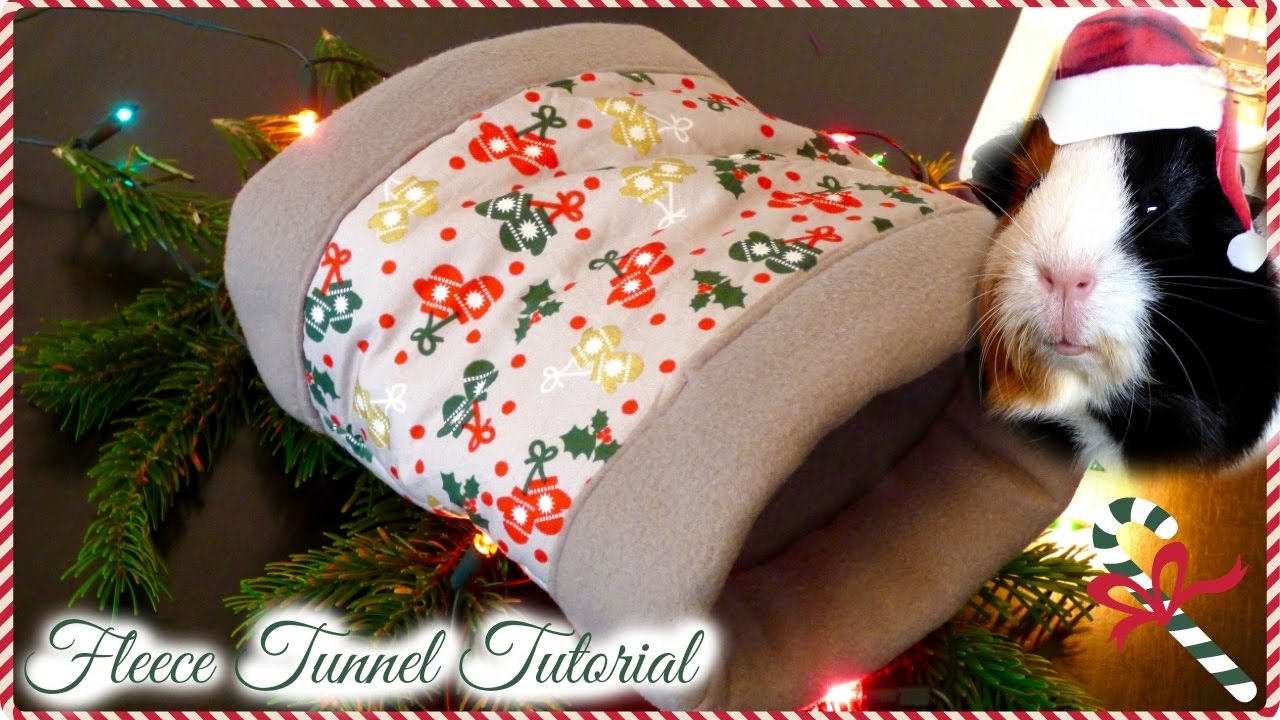 How to Make a Guinea Pig Fleece Tunnel | Pigmas 2016