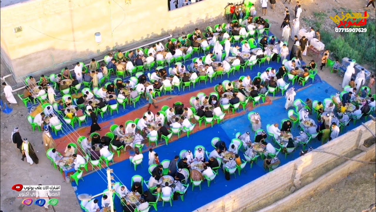 حفل زفاف الطيب هيلان رحيم بصري العواجي. تعال شوف عزوبيه العواجي بالعرس