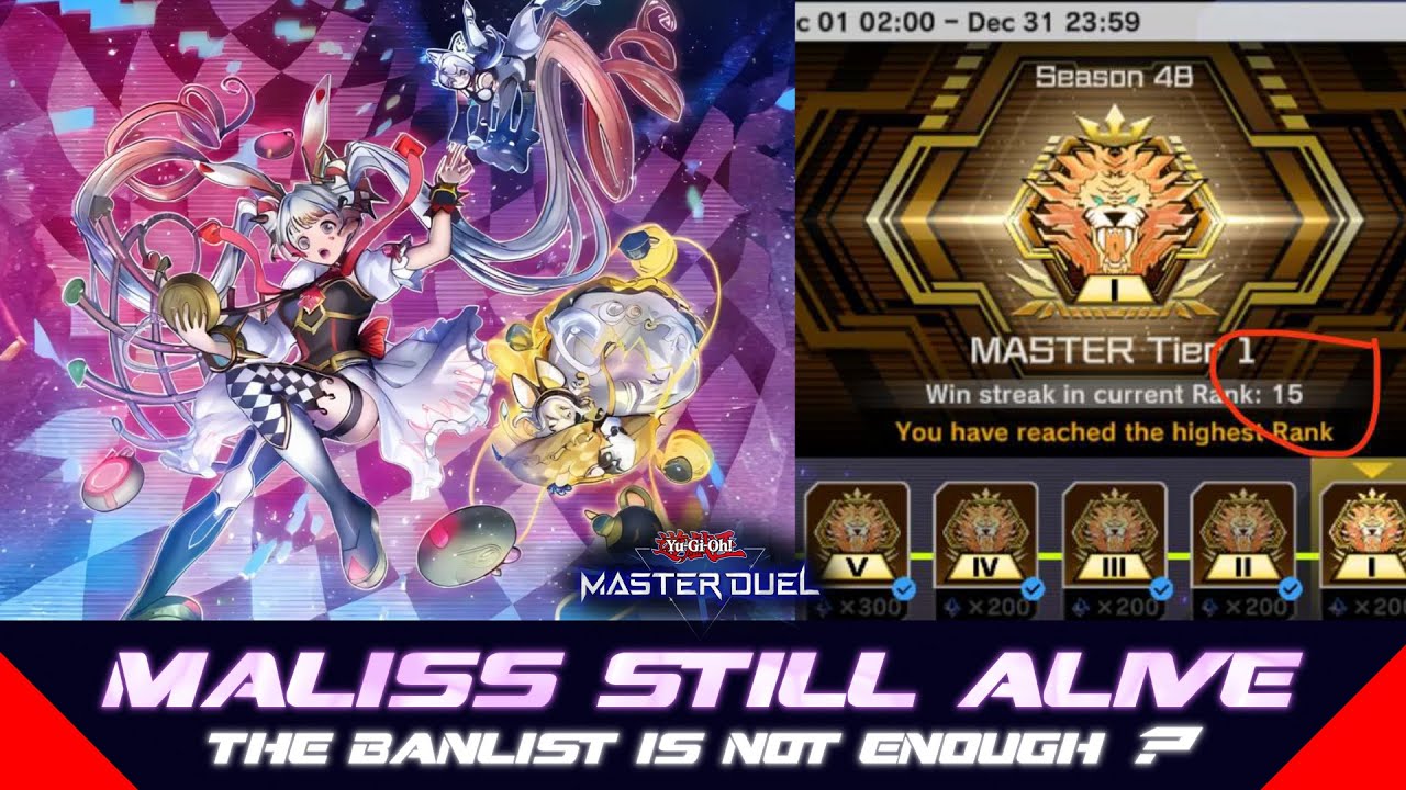 MALISS - STILL A MASTER 1 WORTHY DECK ⁉️ [Yu-Gi-Oh! Master Duel]​