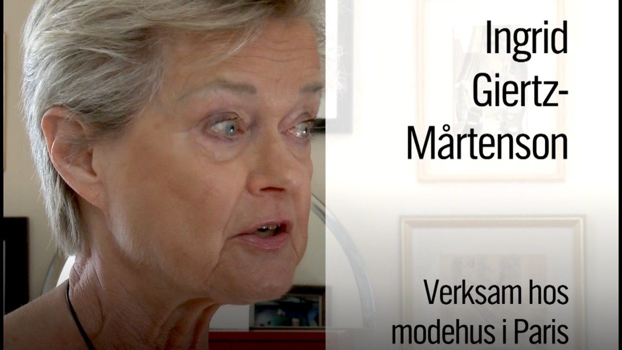 2015. Ingrid Giertz Mårtenson - couturesömmerska mm