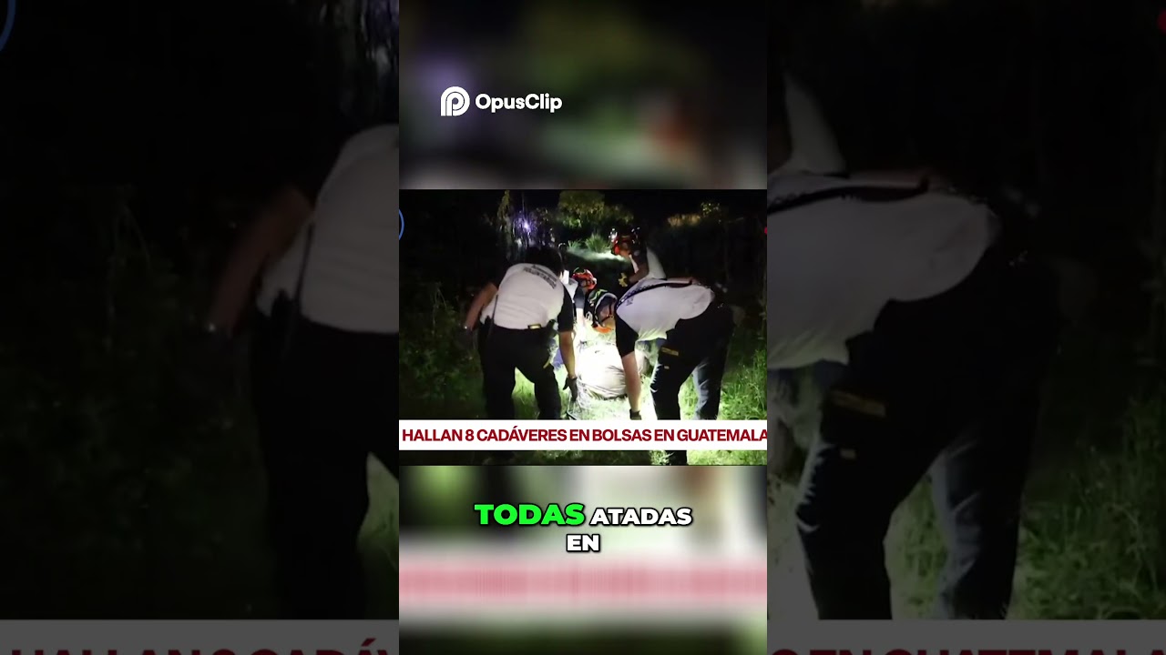 Descubren ocho cad&aacute;veres en Palencia, Guatemala: &iquest;Qu&eacute; revelan sobre la violencia en el pa&iacute;s?