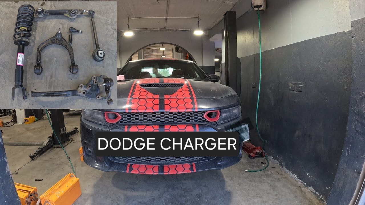 استبدال نظام التعليق الأمامي ( صدر كامل امامي )... دودج تشارجر - dodge charger