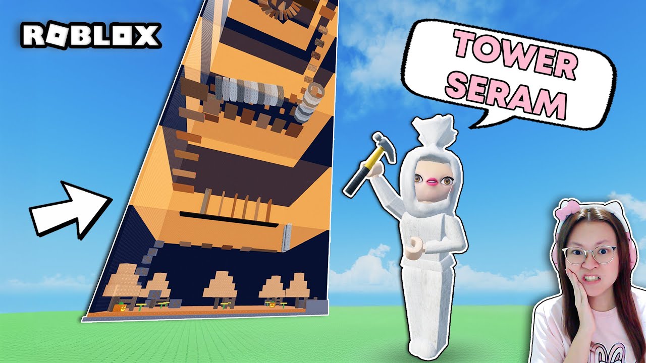 Bangun Tower Tema Halloween ?!! [Roblox Indonesia]