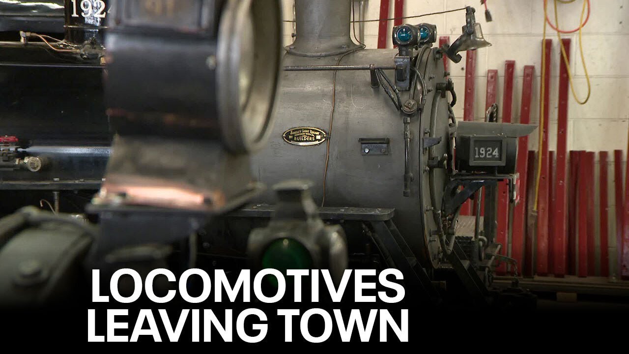 Milwaukee County Zoo steam locomotives departing | FOX6 News Milwaukee