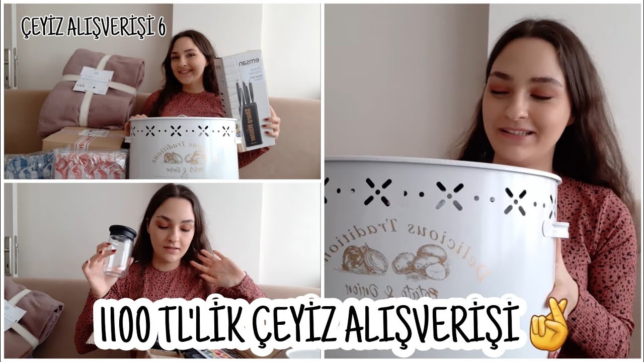 ÇEYİZ ALIŞVERİŞİ 6💖 | Baharat Takımı, Emsan Bıçak Seti, Evidea ve Madame Coco Ürünleri