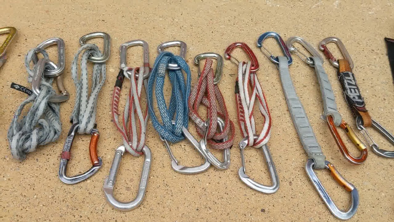 Climbing gear for top rope climbing