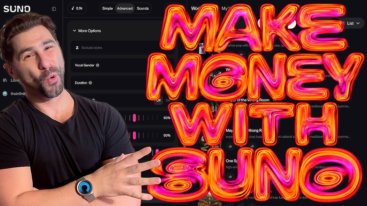 Как заработать на ИИ-музыке с помощью Suno V6
