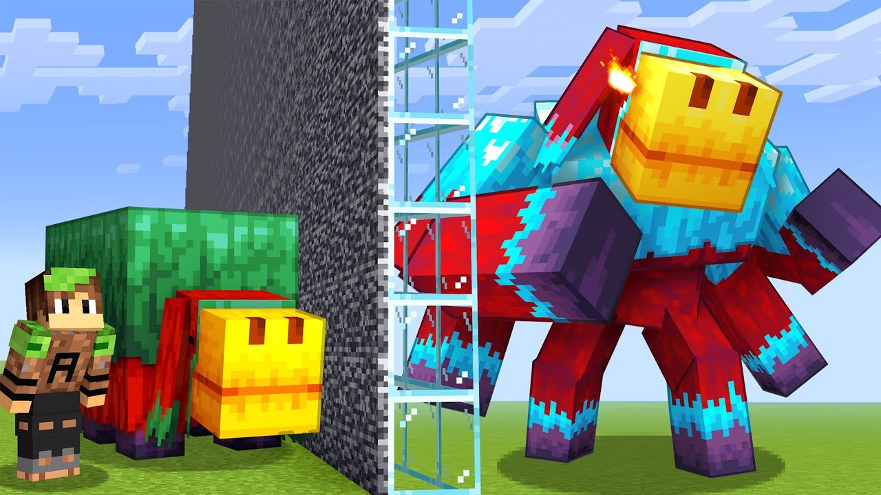 Я читерил с боссами OP в Minecraft Mob Battle