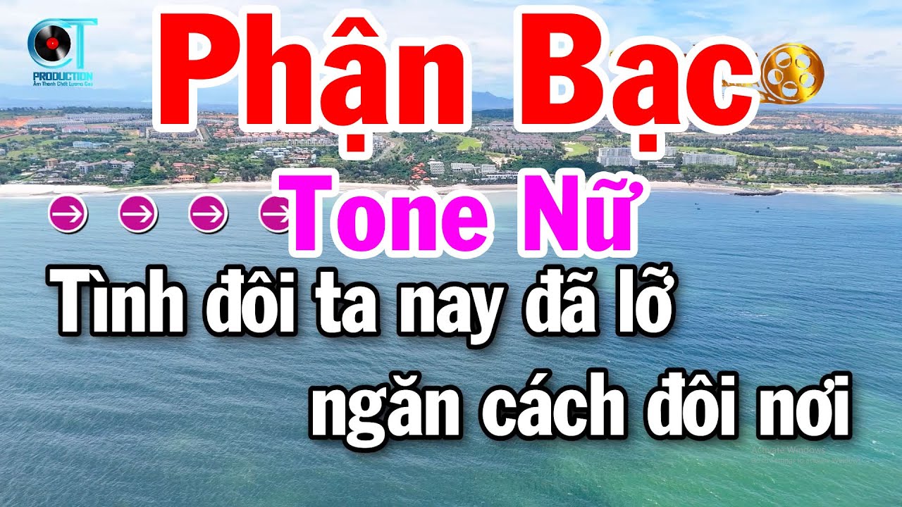 Karaoke Phận Bạc Tone Nữ ( Đô Thứ ) Nhạc Rumba Beat Hay Dễ Hát 2025 Tuấn Cò