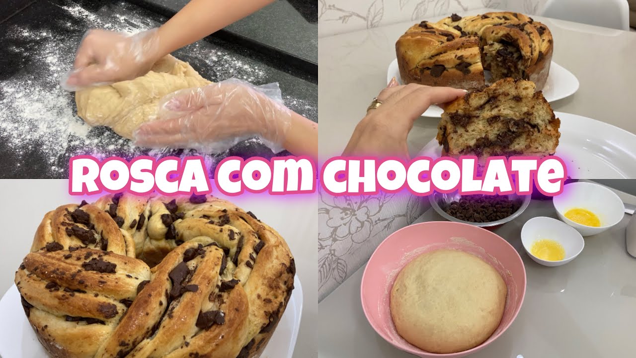 NATI NA COZINHA: ROSCA DOCE COM CHOCOLATE! FÁCIL DE FAZER E PERFEITO PARA SEU CAFÉ DA TARDE