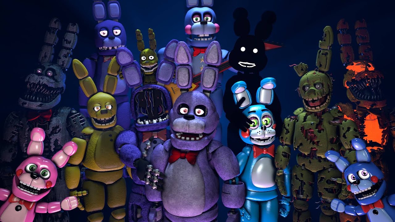 All Bonnies sing Bonnie Song (Remake) [Fanmade too]