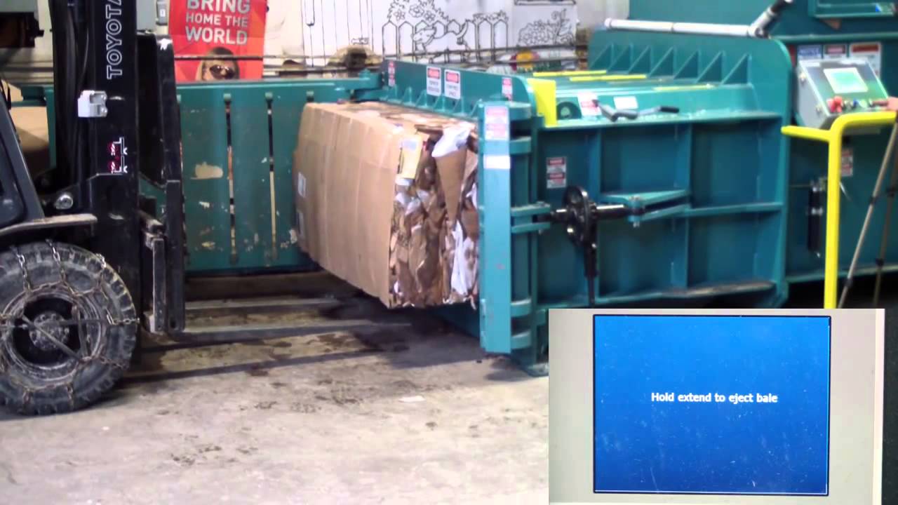 Maren ProPak 60 Horizontal Baler (1500lbs OCC, 1000lbs PET)
