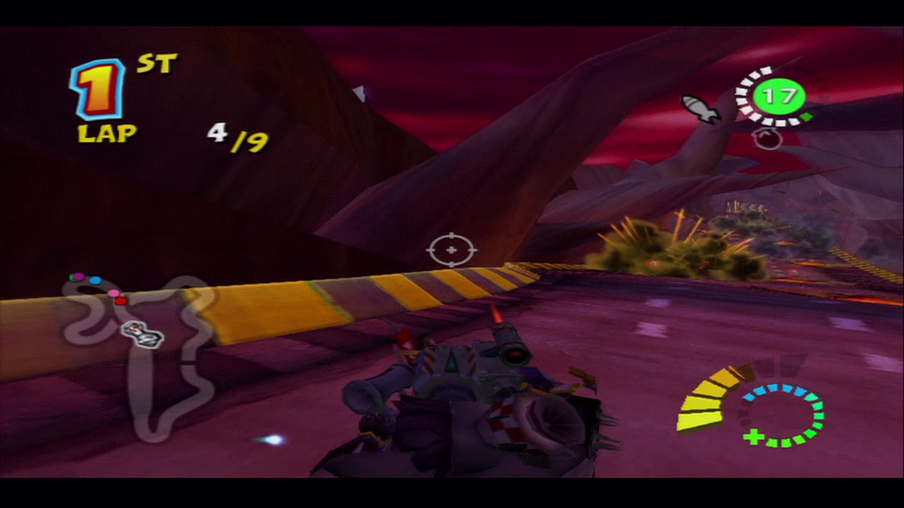 Crash Tag Team Racing Labrea Car Pits CTTR