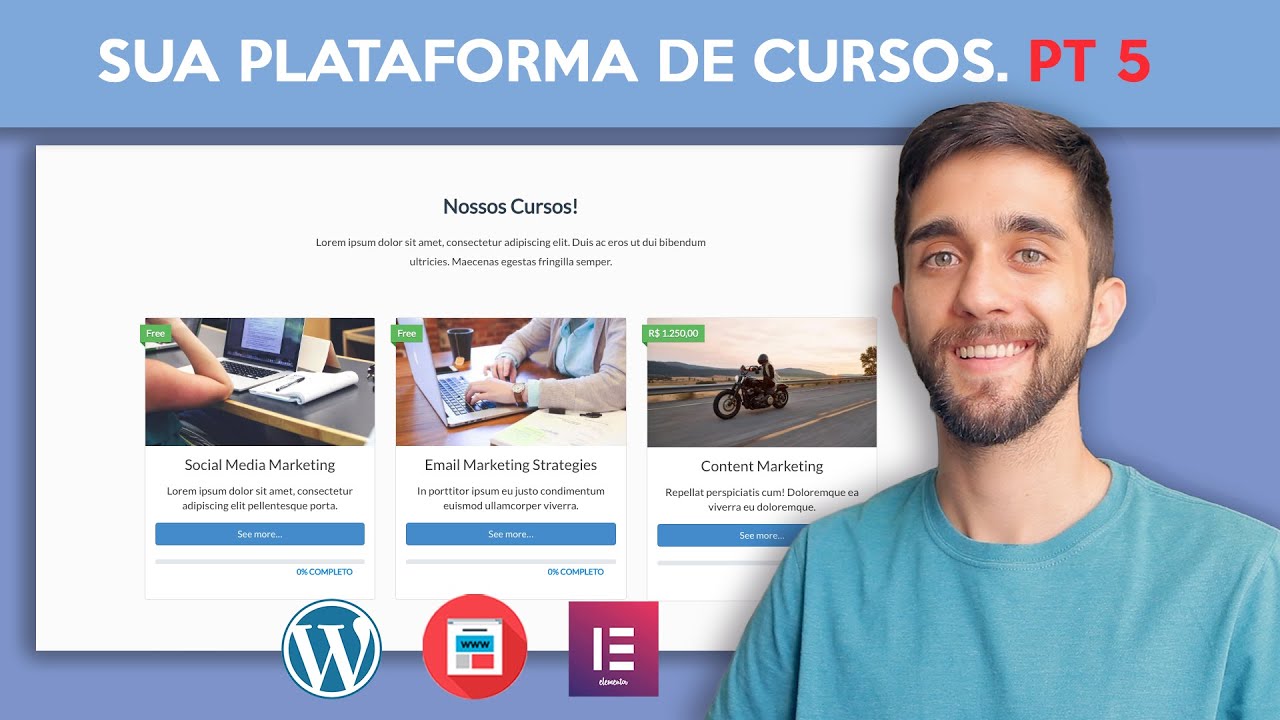 Como Fazer Sua Plataforma De Cursos Online - Pt 5