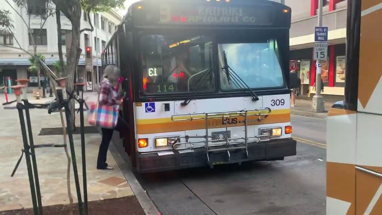 [Oahu] Honolulu Bus #309 Route 9 (Retired in 2022)
