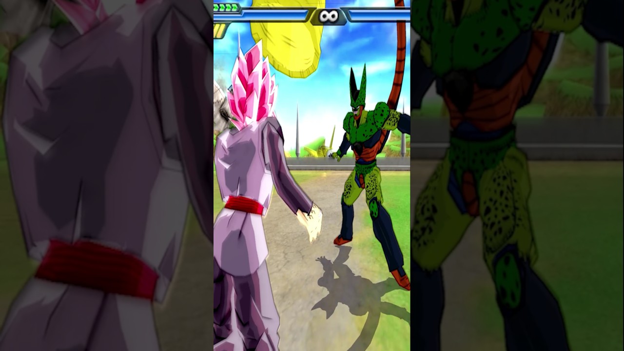 Cell absorbe a Goku Black #shorts #shortvideo #cell #gokublack #dbz #dbs #gohan #zamasu #vegetto