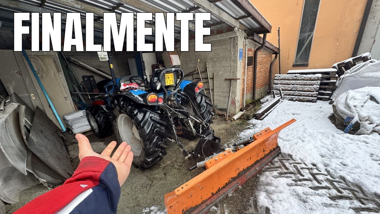 30 Minuti di sgombero NEVE - Landini 2-55 e lama Bonatti ❄️