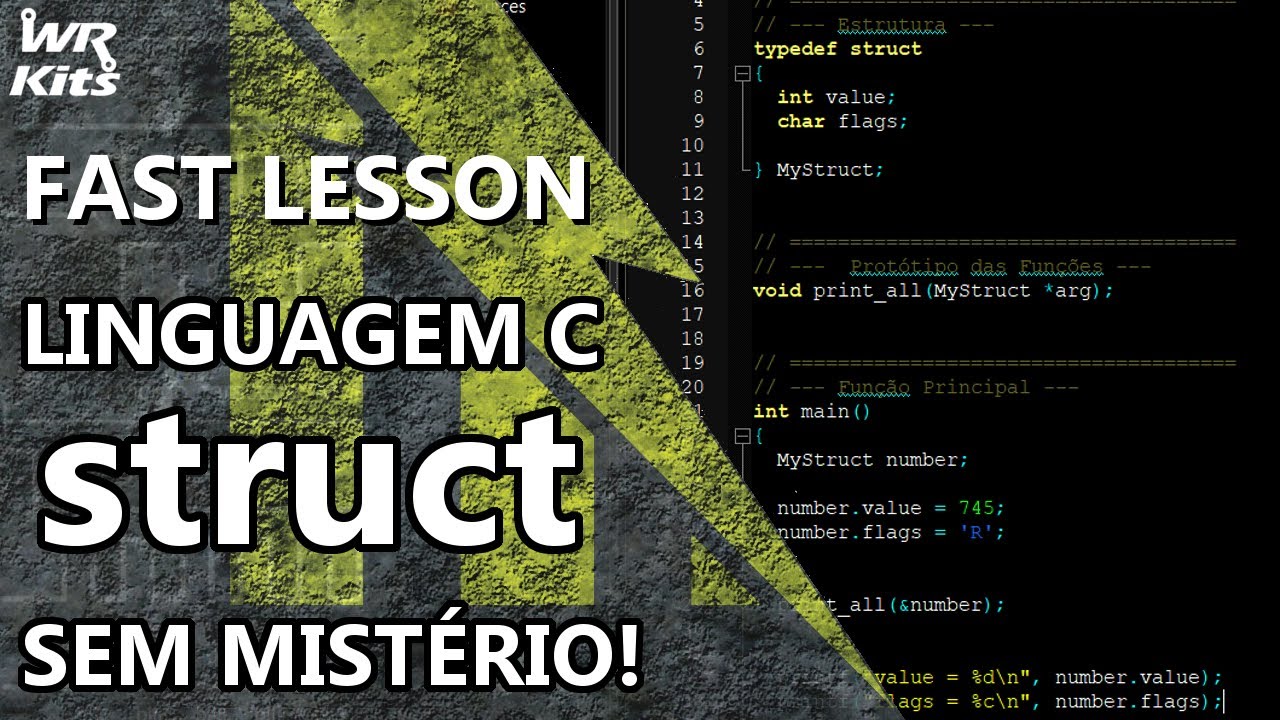 ENTENDA ESTRUTURAS EM C EM POUCOS MINUTOS!