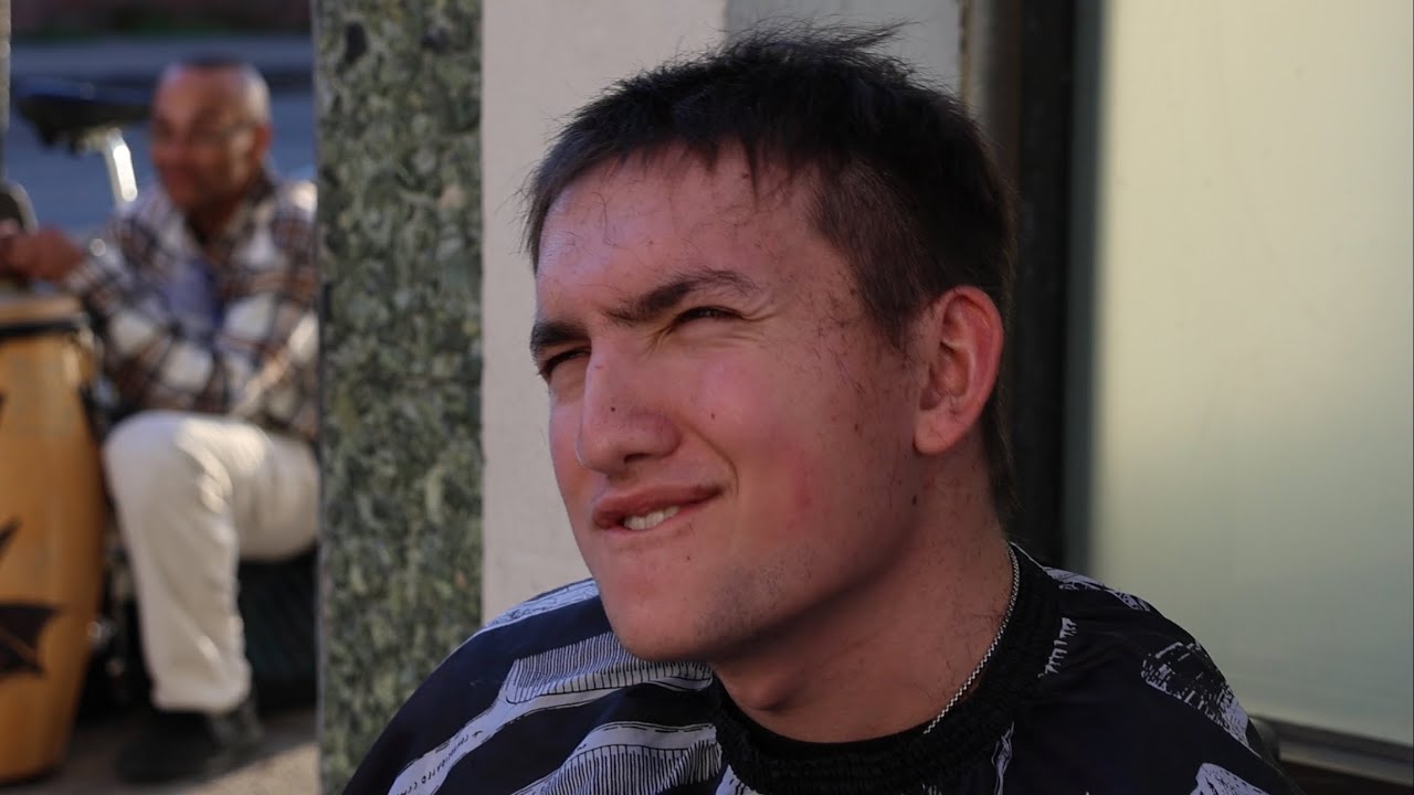 STREET BARBER RUINED HIS HAIR!!