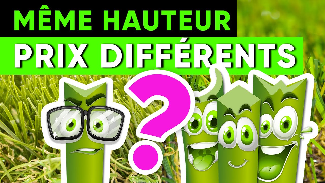 Gazon synth&eacute;tique Hauteur identique, prix diff&eacute;rent ? Mon Gazon Synth&eacute;tique vous explique pourquoi !