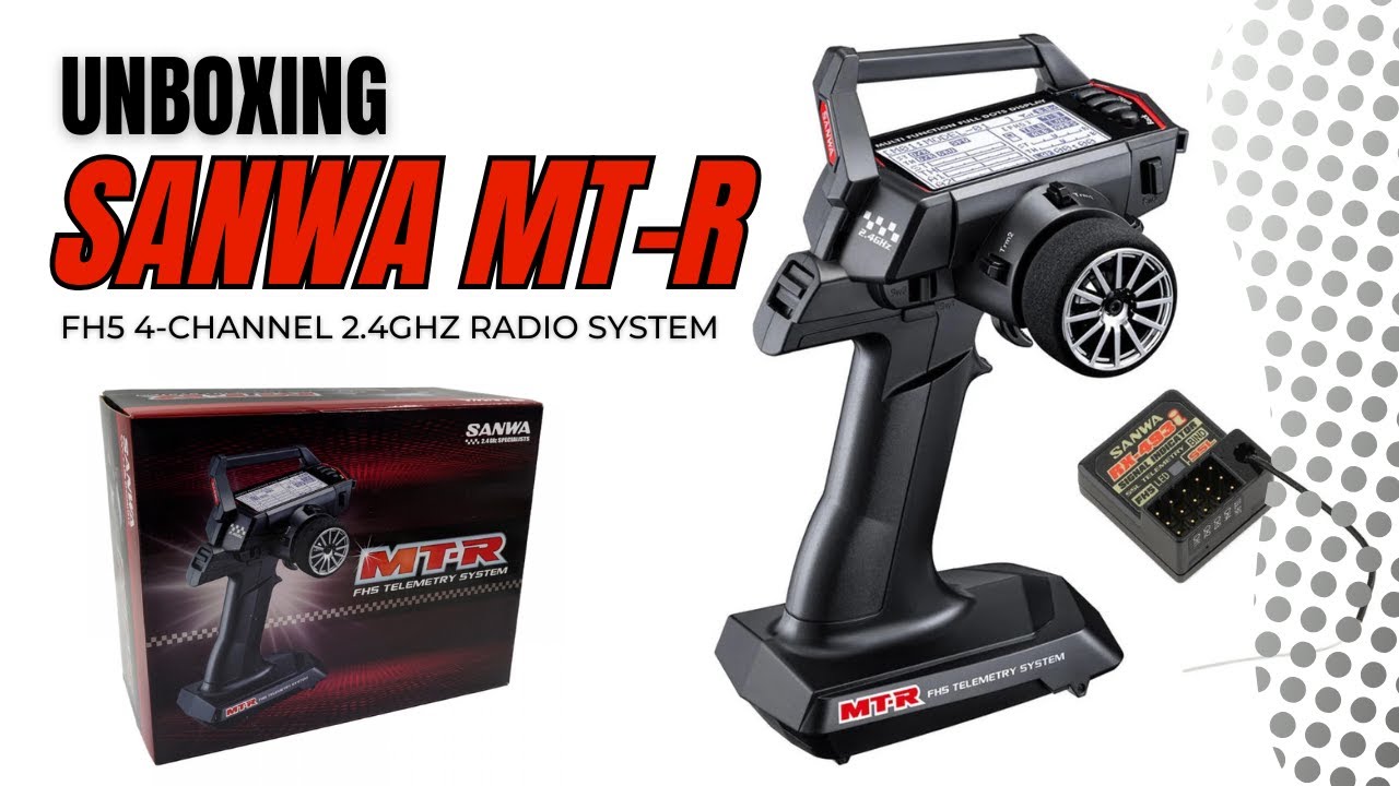 UNBOXING Sanwa/Airtronics MT-R FH5 4-Channel 2.4GHz Radio System w/RX-493i Receiver