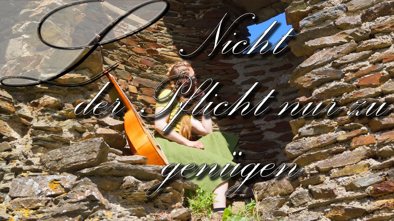 Nicht der Pflicht nur zu genügen | Lorelina | Waldzither | Volkslied (+ english translation)