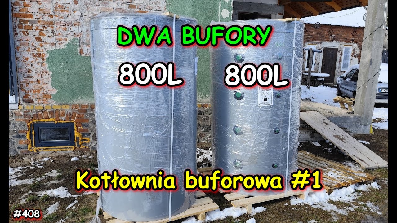 KOCIOŁ NA PELLET SAS, DWA BUFORY 800L, JAKIE KOSZTA INSTALACJI KOTŁOWNI, REMONT STAREGO DOMU, #408