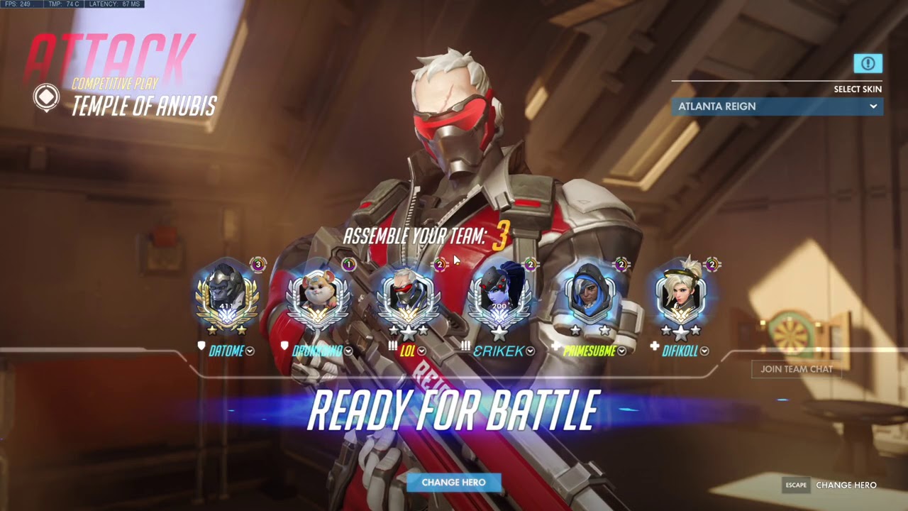 Overwatch Dafran Undefeated As Buffed Soldier 76 -Sick Tracking -