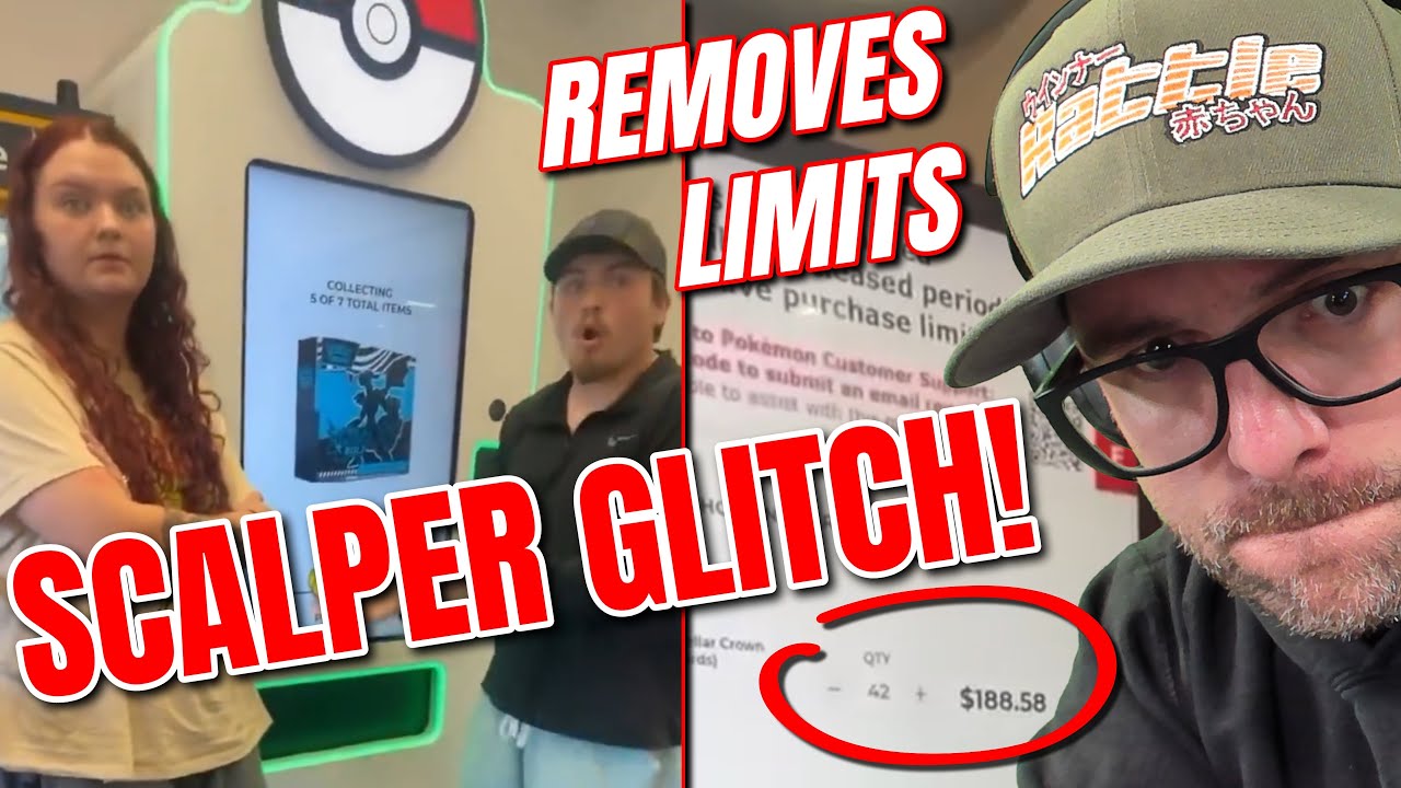 Glitch To Bypass Pokemon Card Vending Machine Limits & Restock Chaos
