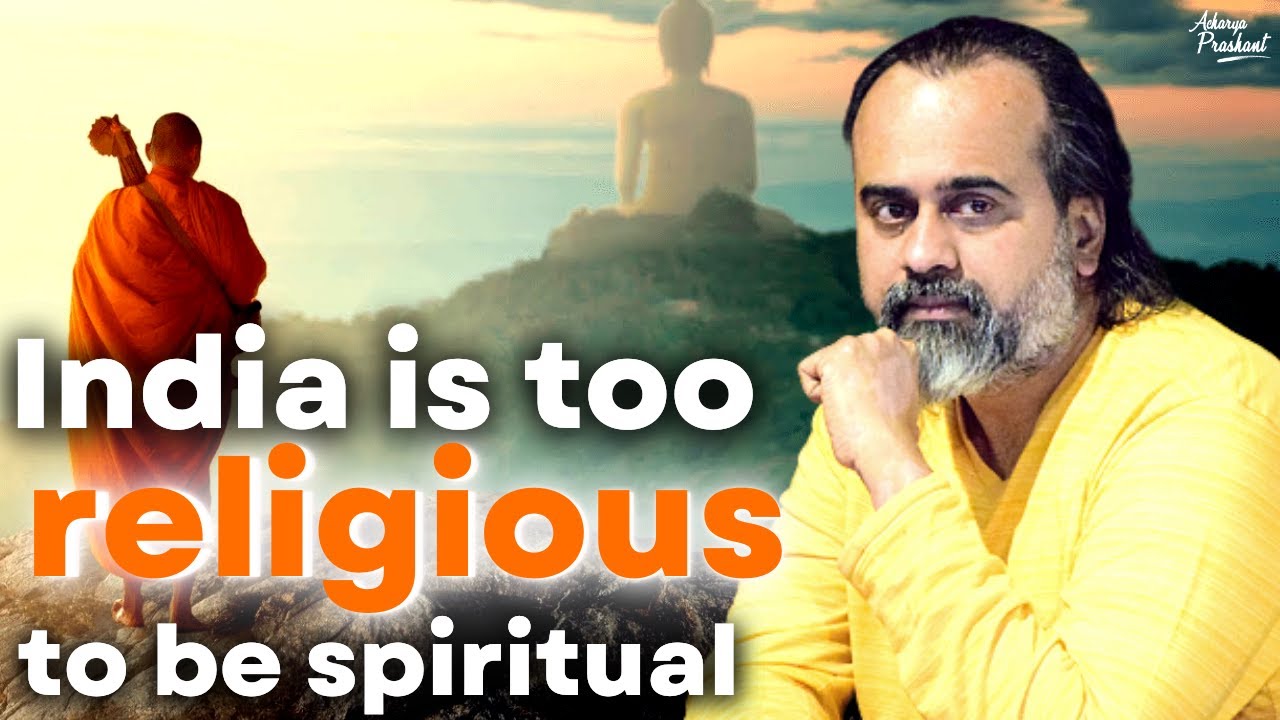 India is too religious to be spiritual || Acharya Prashant, with O.P. Jindal University (2022)