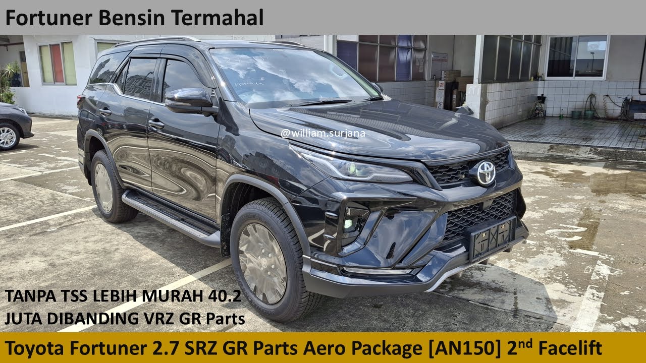 Toyota Fortuner 2.7 SRZ GR Parts Aero Package [AN150] 2nd Facelift review - Indonesia