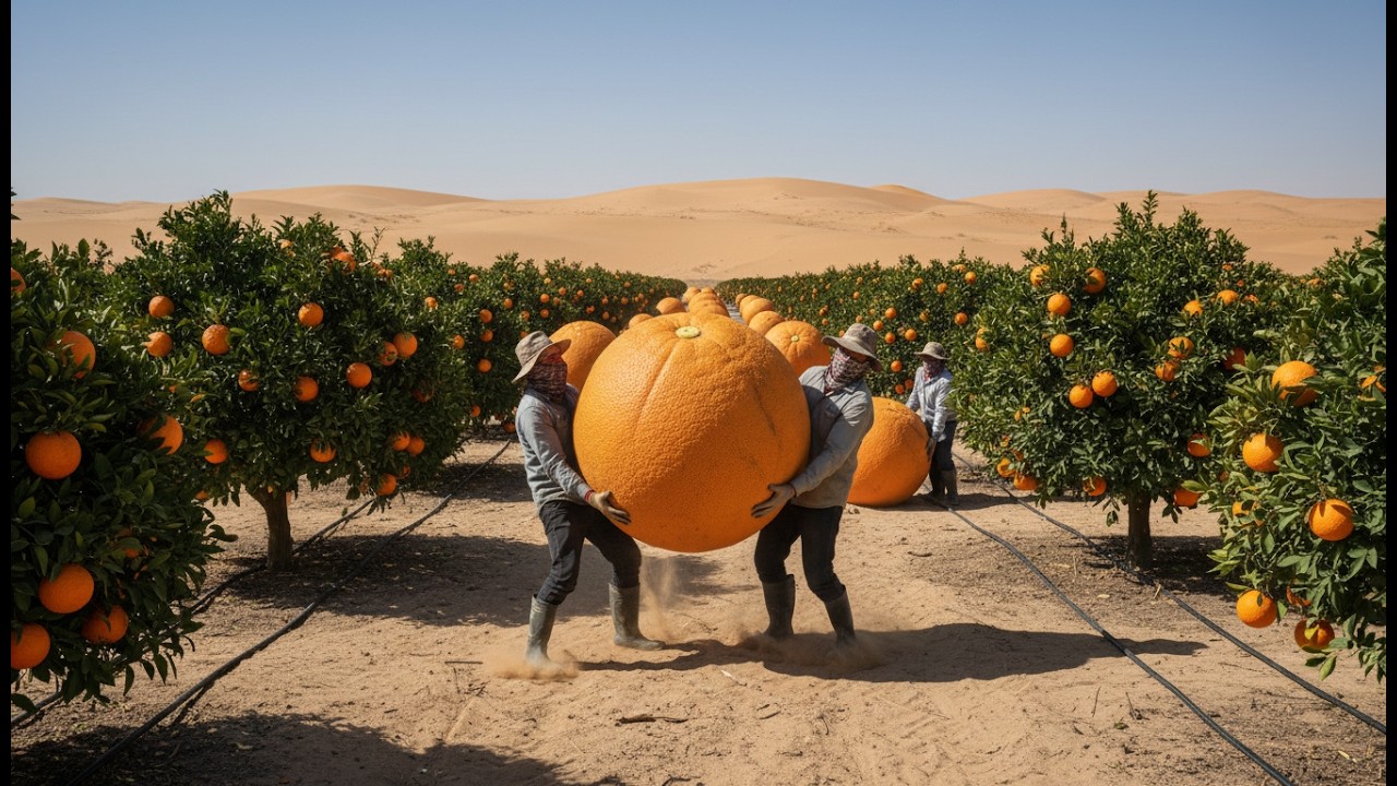 I Was Shocked to See Orange Trees Being Grown in the Sahara Desert