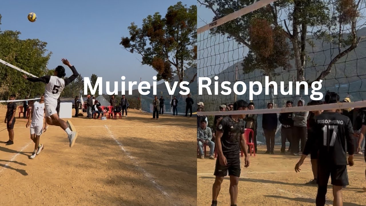 Men’s volleyball Muirei vs Risophung. (TNVSA) 