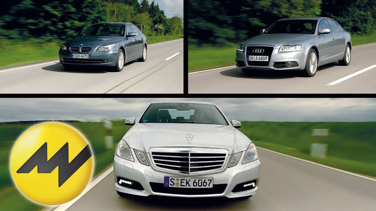 Audi A6 vs. Mercedes E-Klasse und BMW 530i