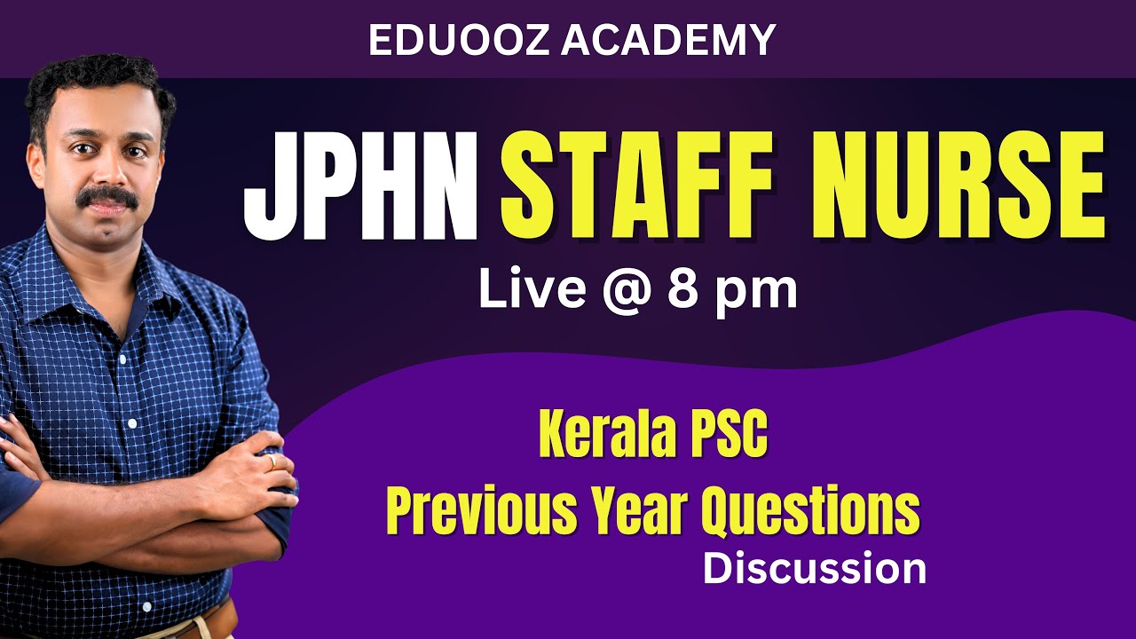 DME Kerala PSC Staff Nurse/JPHN | Kerala PSC Previous Year Question Discussion   #dmestaffnurse
