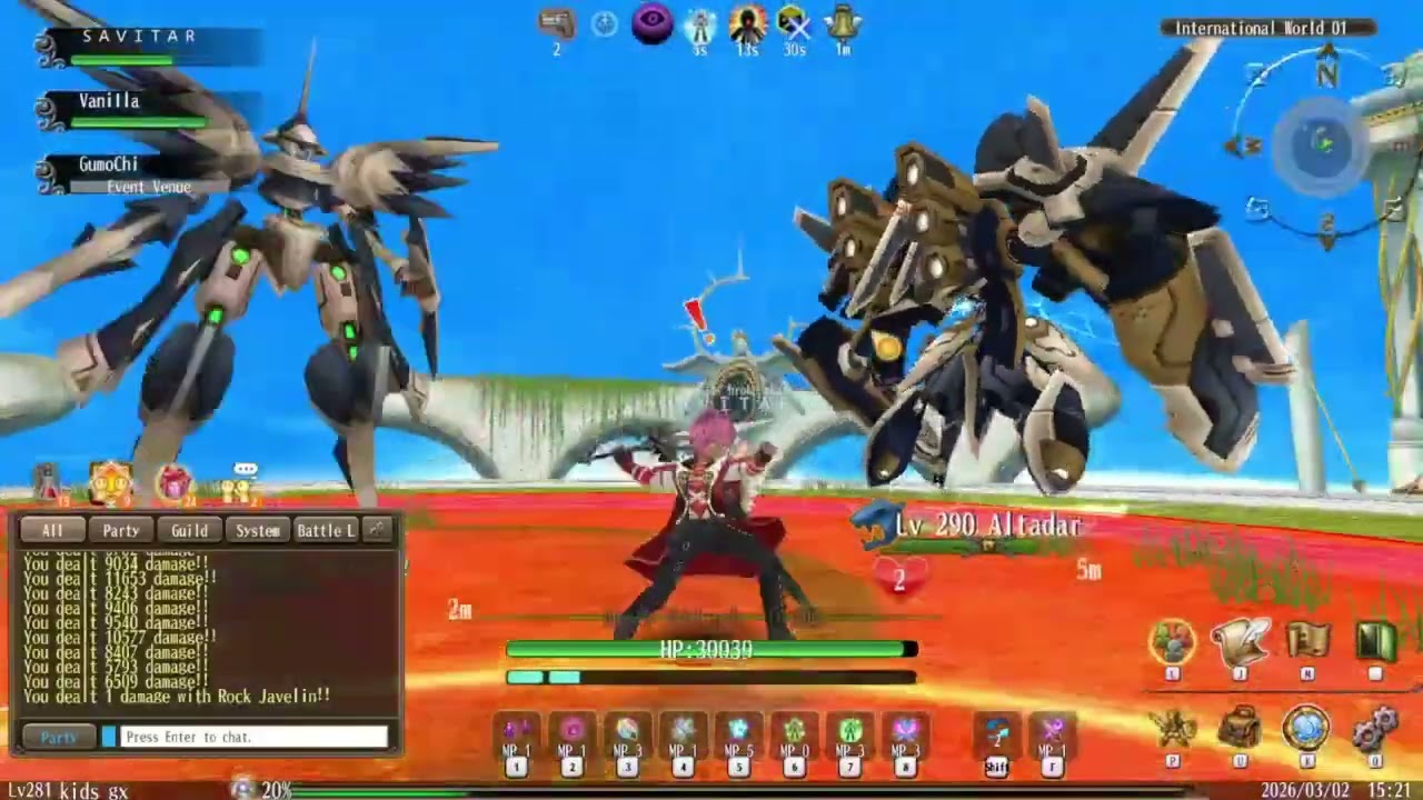 jumping altadar so bad he crapped out a xtall [first run]