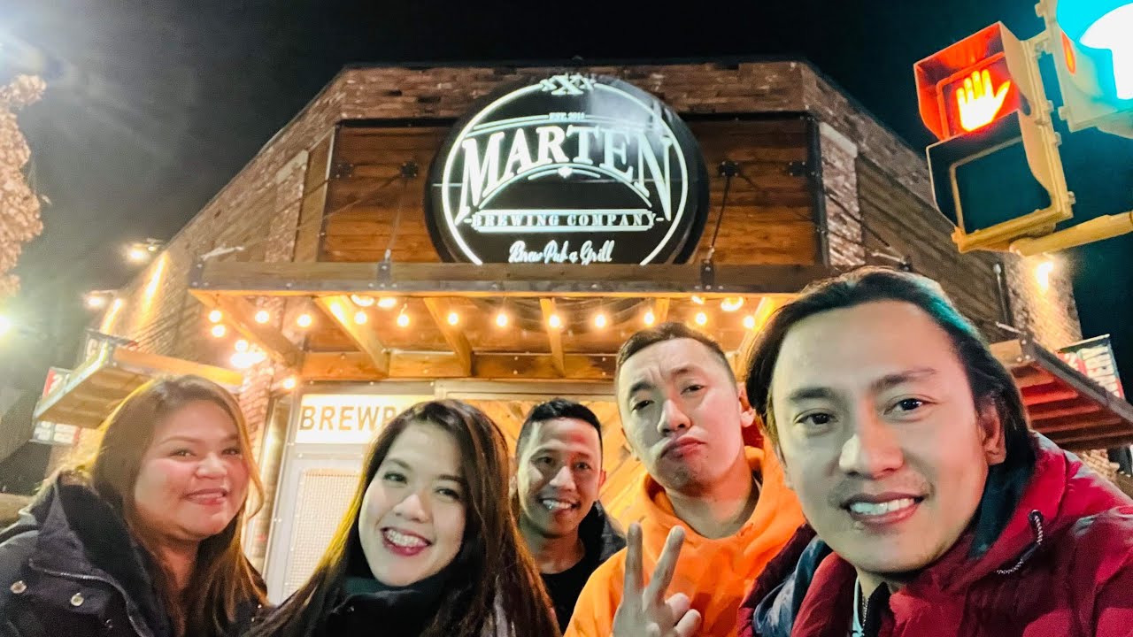 FFS GET TOGETHER FROM MIDDLE EAST TO CANADA. Lets go Timmies! Quick Dinner at Marten Brewing👊🤛👌