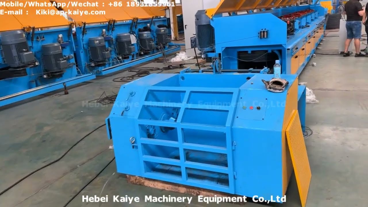 Проволочно-волочильный станок с устройством для волочения ребристых стальных прутков/wires