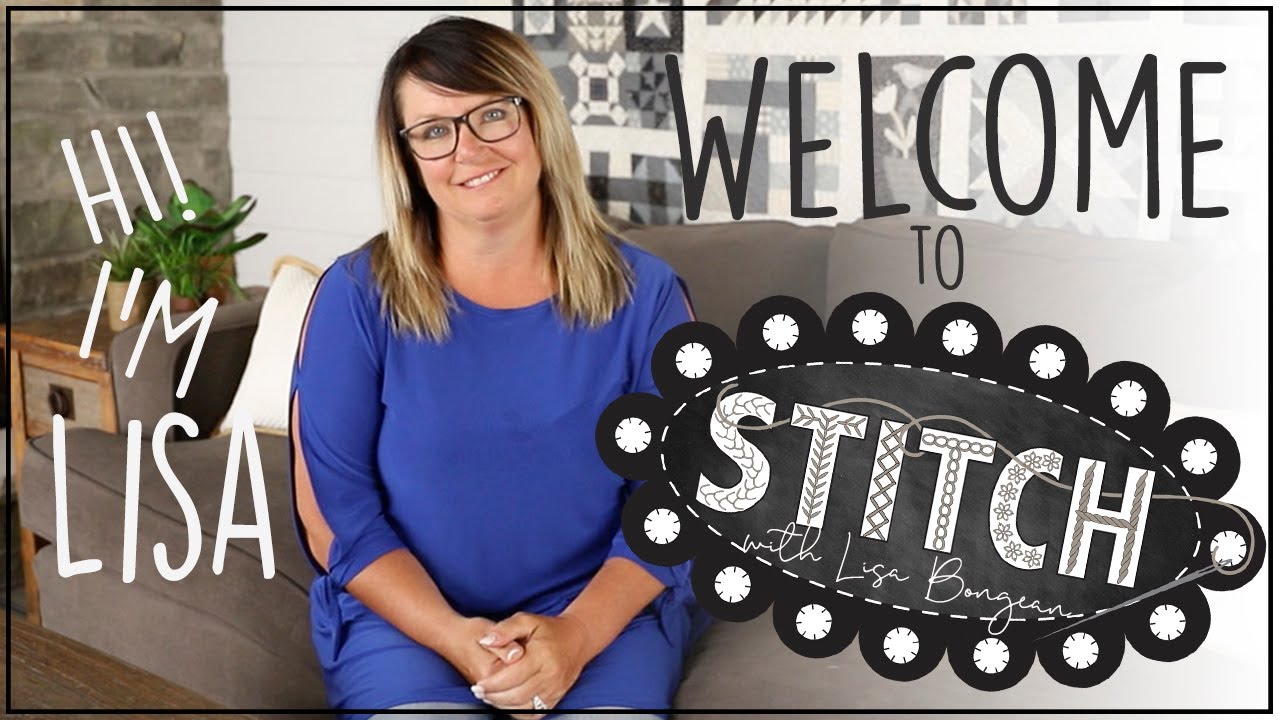 Welcome to Stitch with Lisa Bongean