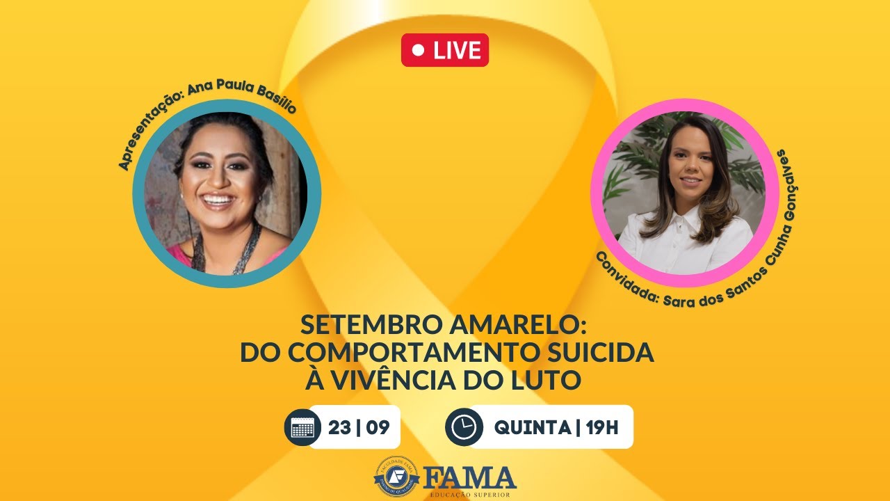 Setembro Amarelo: do comportamento suicida à vivência do luto
