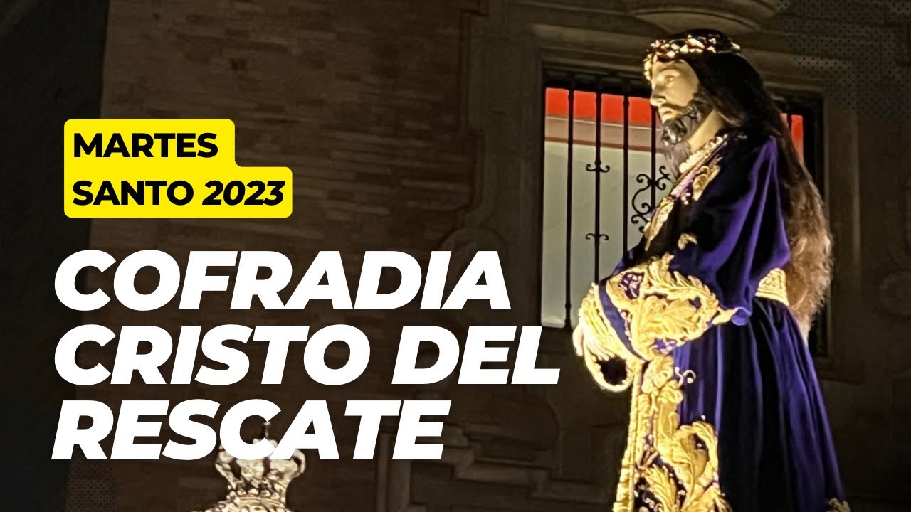 Procesión del Cristo del Rescate. Martes Santo 2023 en Murcia. Video con los highlights
